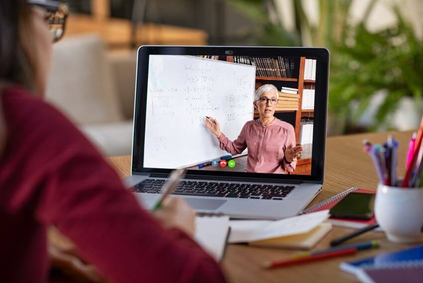 Virtual Learning at a Computer