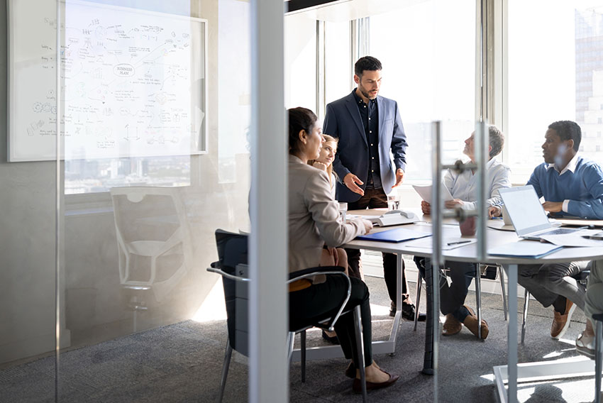 Group of people in a meeting