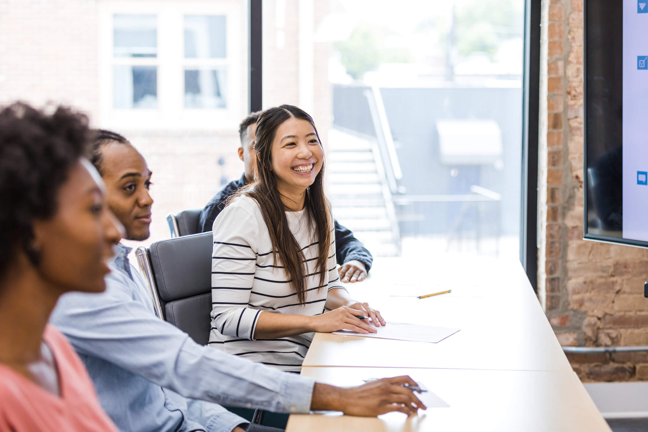Coworkers discuss upskilling talent to solve employee disengagement.