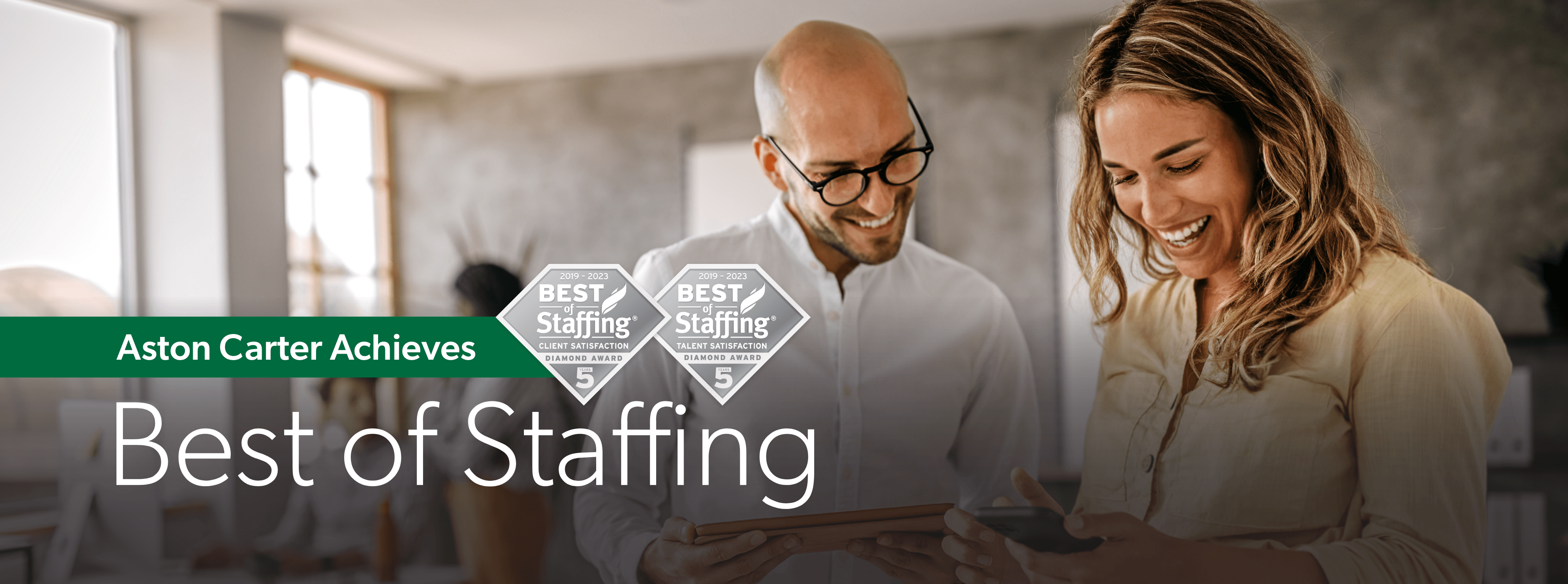 Aston Carter Receives 2023 Best of Staffing Award